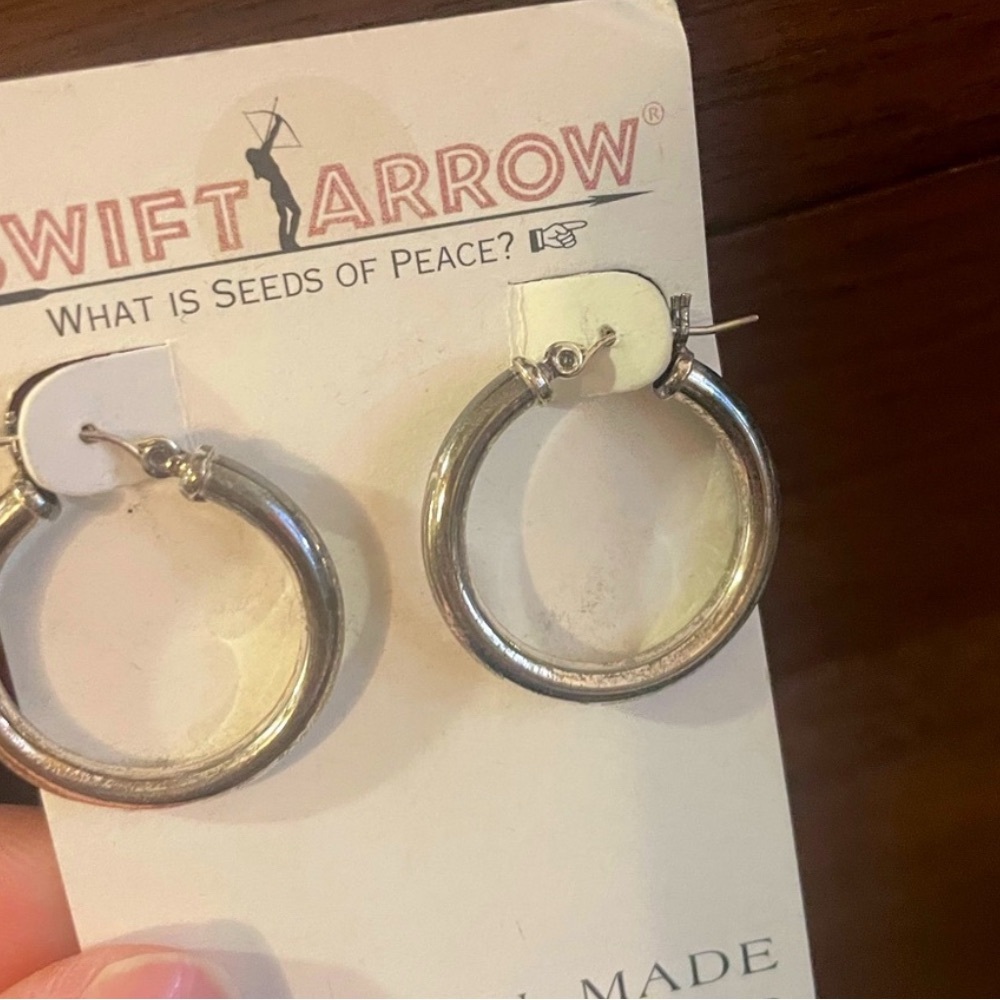 Silver Hoop Earrings